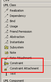 Constraint in Toolbox