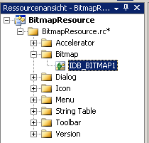 Bitmap in Ressourcenansicht