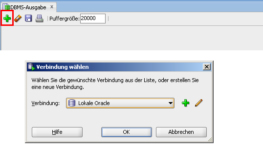 DBMS-Ausgabe DBMS-Ausgabe