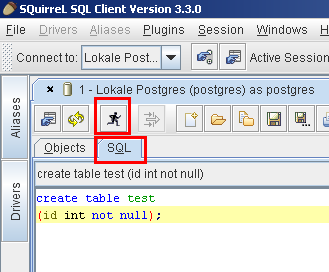 Run SQL