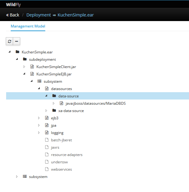 DataSource im Deployment