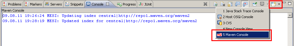Maven Console Maven Console