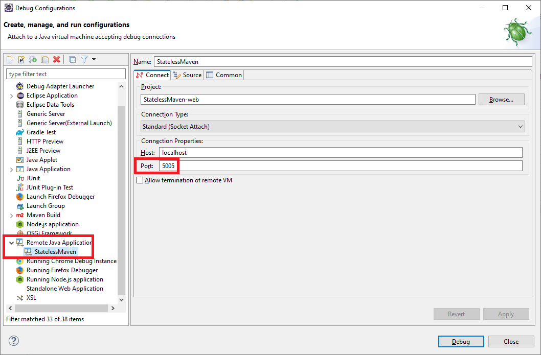 Remote Java Application