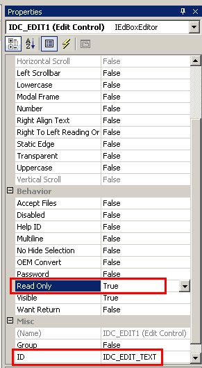 Add Edit Control