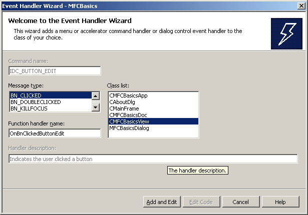 Button-Click-Handler, Variante 1