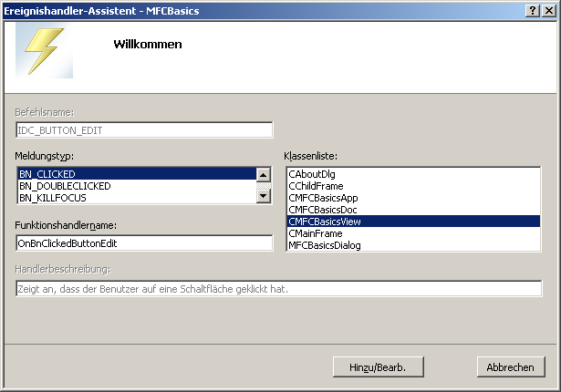 Button-Click-Handler, Variante 1