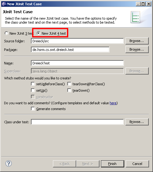 JUnit Testcase (2)