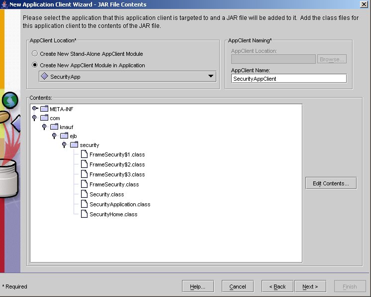 Application Client (Step 1)