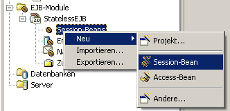 Stateless Session Bean, Step 1