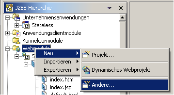 Webclient, Schritt 1