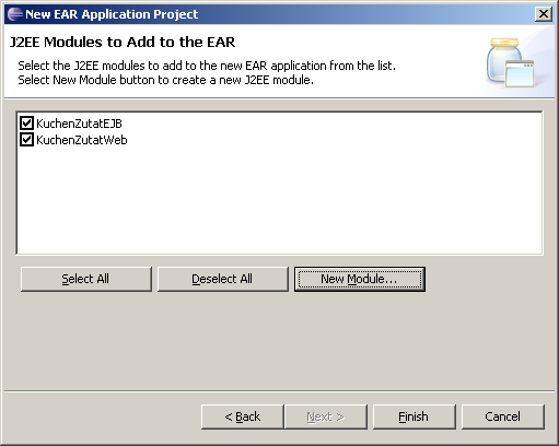 Erzeugen einer Application (Module)