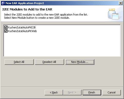 Erzeugen einer Application (Module)