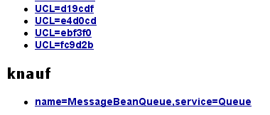 JMXConsole (MessageBean)