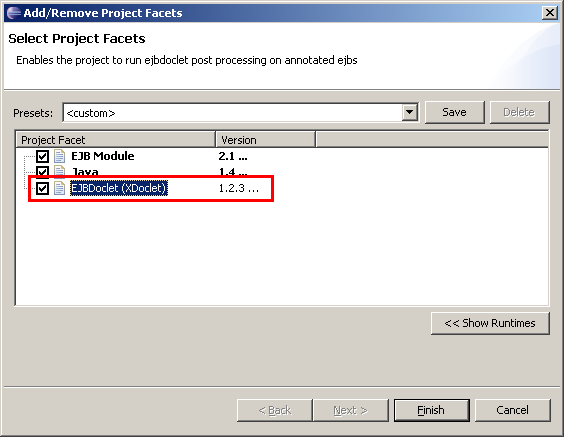 Project Facets (2)