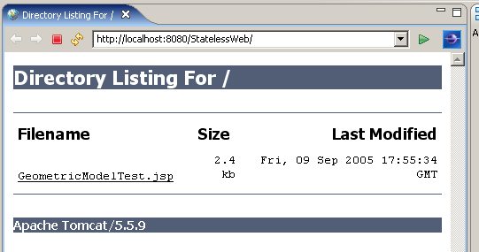 Webclient testen