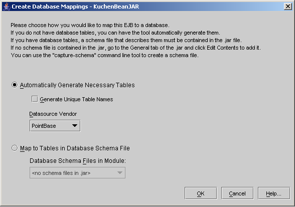 Entity Bean (Database Mappings 2)