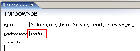 Backend umbenennen