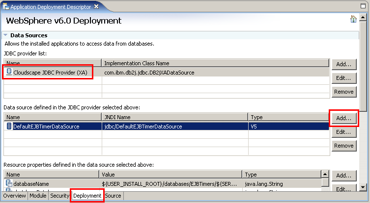 Deployment Deskriptor: DataSource (1)