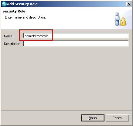 Security Role adminstratorejb