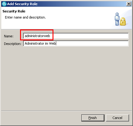 Security Role adminstratorweb