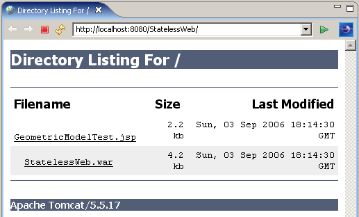 Webclient testen