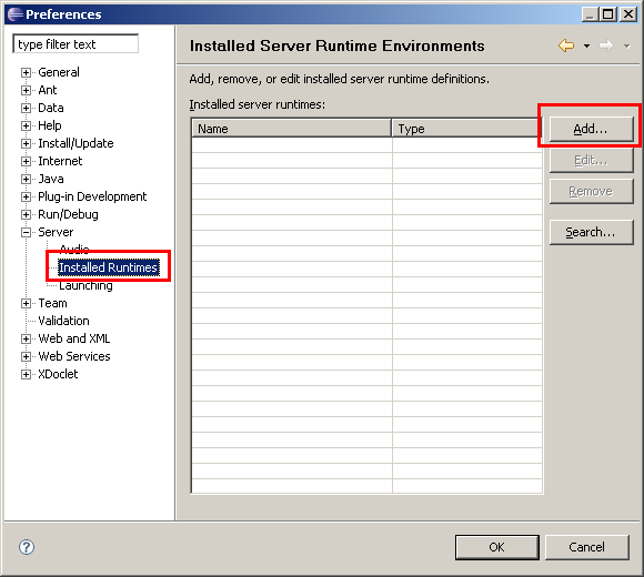 JBoss konfigurieren, Schritt 1