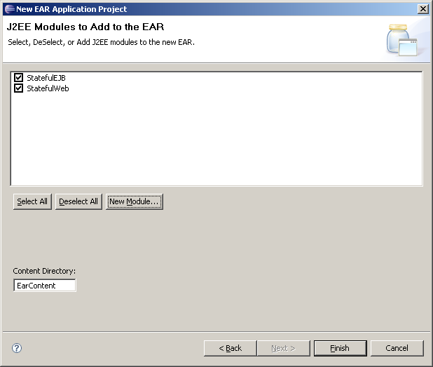 Erzeugen einer Application (Module)