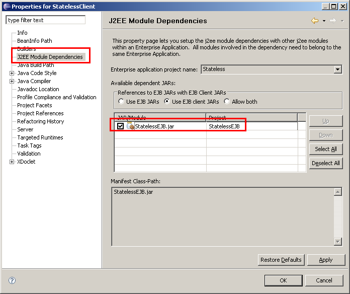 Application Client, Schritt 2