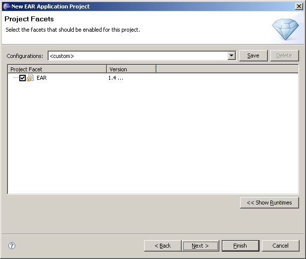 Erzeugen einer Application (Schritt 3)