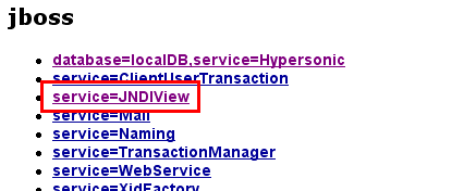 JMXConsole (JNDIView)