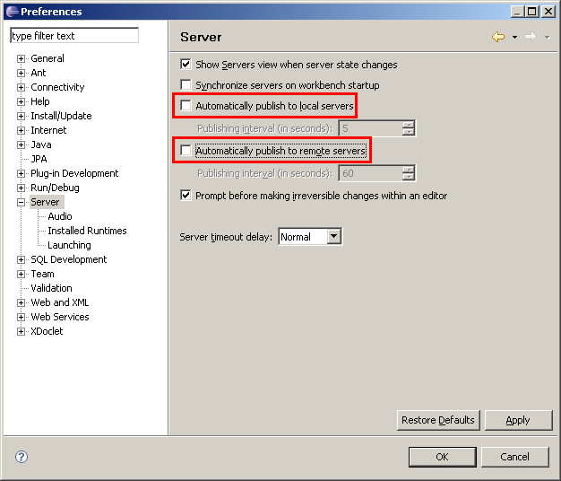 Publish Automatically