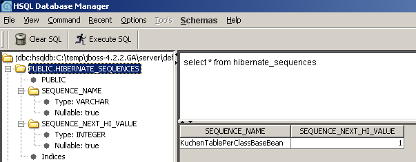 HIBERNATE_SEQUENCES