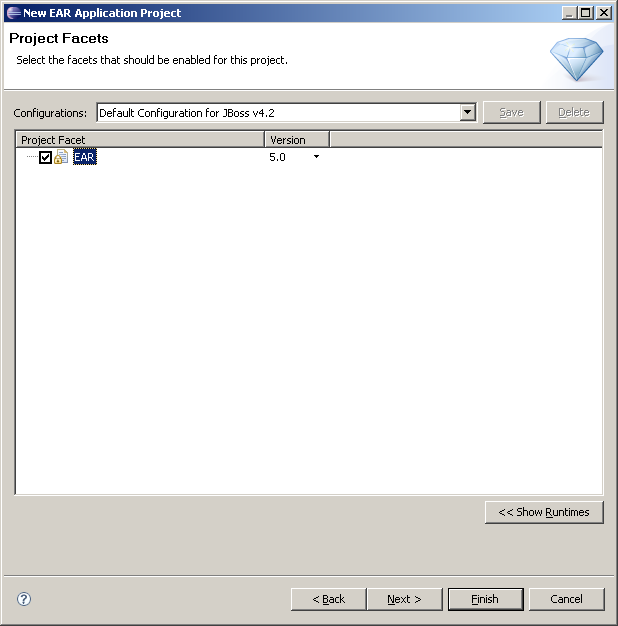 Erzeugen einer Application (Schritt 3)