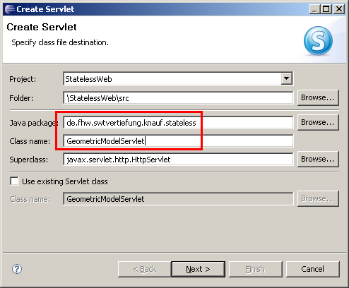 Neues Servlet (1)