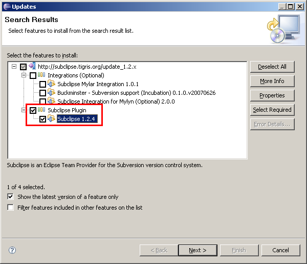 Subclipse 1.2.4